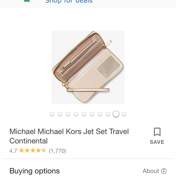 NEW MICHAEL KORS Large TriFold Wallet Signature MK - Picture 11 of 12